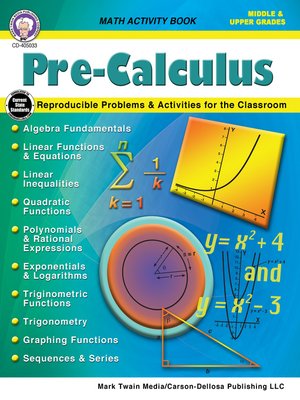 cover image of Pre-Calculus Workbook